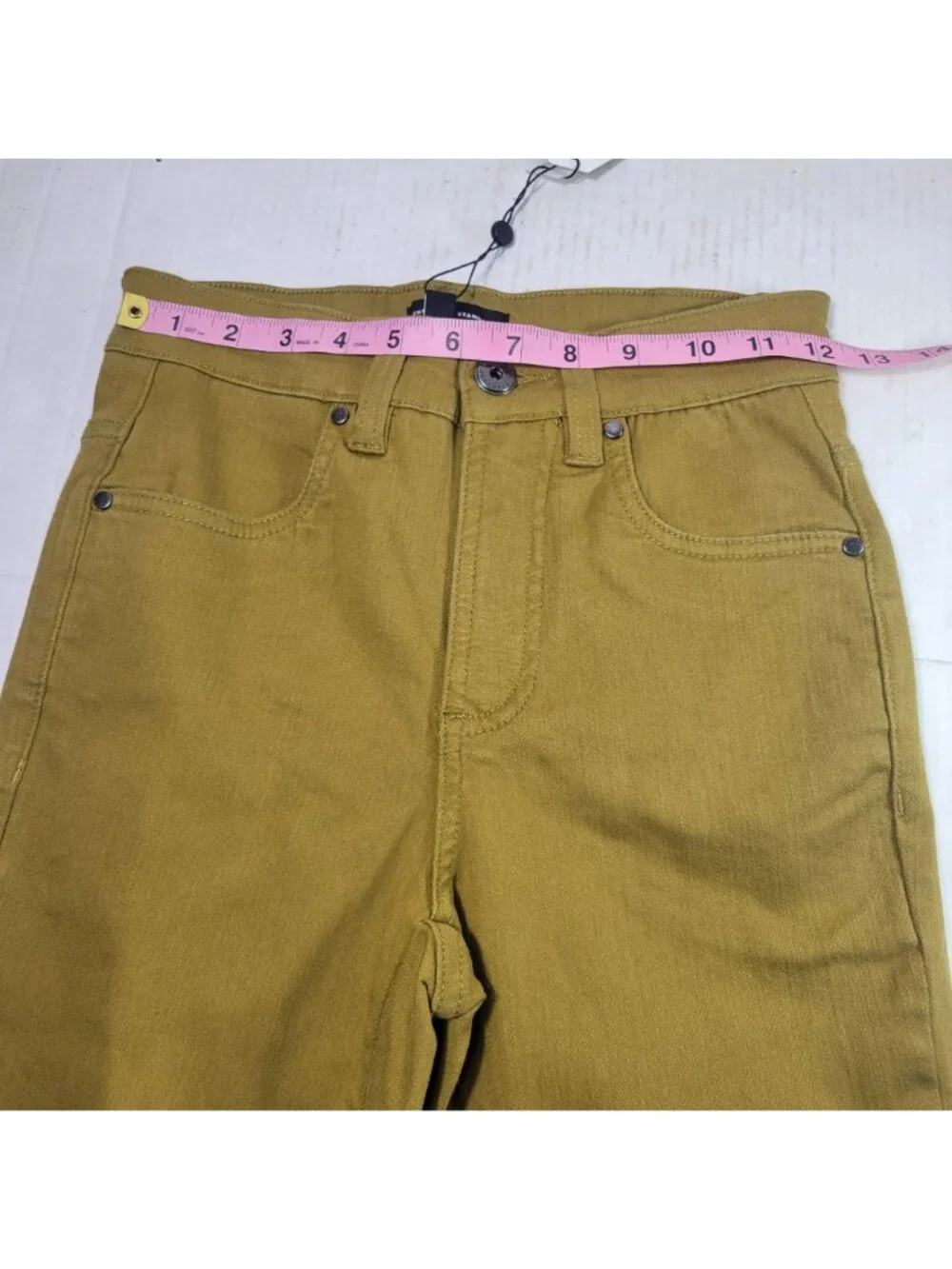 Universal Standard Yellow Mid Rise Seine 27